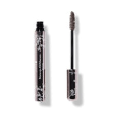 100% PURE Maracuja Mascara bottle shows dark chocolate pigment and clean vegan formula.