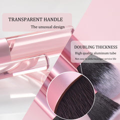 111 eyeshadow brush with varied taper for seamless gradient looks