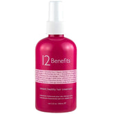 12 Benefits instant hair treatment bottle for quick leave-in shine and frizz control