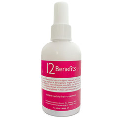 12 Benefits Leave-In Conditioner Spray bottle delivers instant shine and anti-frizz control
