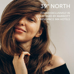 39° North hotel-amenities-display evokes hotel-grade bath products for home routines