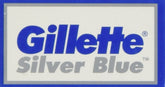 7 O'clock silver blue double-edge blades pack for a smooth shave on standard razors
