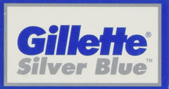7 O'clock silver blue double-edge blades pack for a smooth shave on standard razors