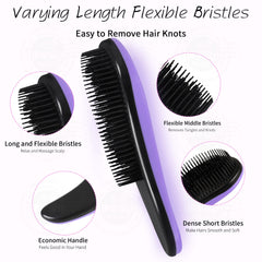 79STYLE detangler brush travel pack convenient for on-the-go styling.
