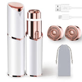 7d24hcare facial hair remover front view shows compact, on-the-go grooming.