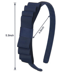 7Rainbows toddler headband on child showing non-slip fit for active little ones.