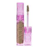 Kosas Air Brow tinted gel bottle closeup showing clean formula and taupe shade for natural definition