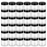 Loretoy 4oz jar with lid for cosmetics and travel storage.