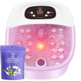 MoodRelish foot spa with heat bubbles soothing tired feet.