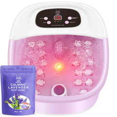 MoodRelish foot spa with heat bubbles soothing tired feet.