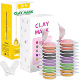 Aaenouicfs clay mask pods rose close-up for deep cleansing and moisture balance.