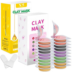 Aaenouicfs clay mask pods rose close-up for deep cleansing and moisture balance.