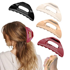 Aaiffey Cloud Claw Clip in coffee color offers anti-slip grip during workouts.