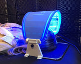 AAOCARE Hydraskincare LED red-mask therapy on stand for at-home skin rejuvenation