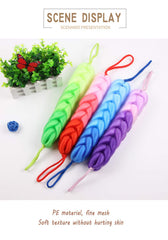 AARAINBOW gradient-color sponges add vibrant style to your bath routine.