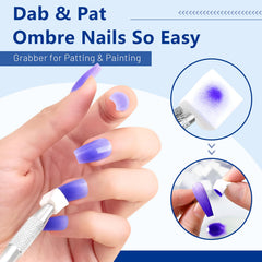 ABAC travel-friendly gel polish kit fits in compact case for on-the-go manicures.