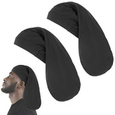 Abeillo dreadlock cap large satin bonnet on pillow for overnight moisture retention