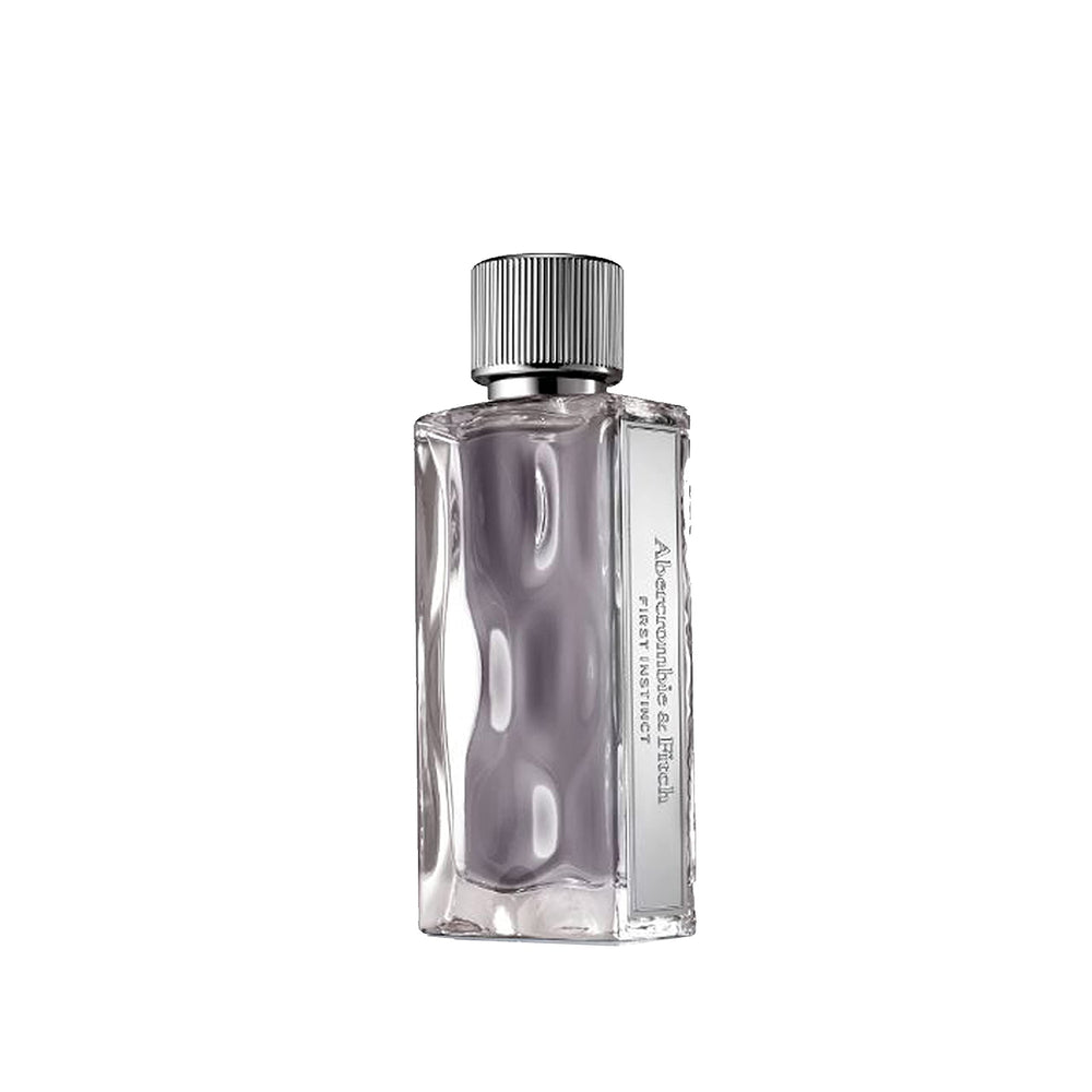 Abercrombie & Fitch First Instinct bottle front view suggesting fresh, versatile daily wear.