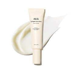 Abib Collagen Eye Creme Jericho Rose tube close-up for refreshed under-eye skin.
