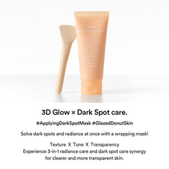 Abib dark spot wrapping mask yellow mask close-up for dark spot treatment