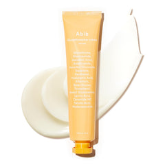 Abib Glutathiosome Cream tube closeup shows creamy hydration for daily use