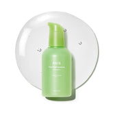 Abib Heartleaf Essence bottle close-up showing calming hydration for skin