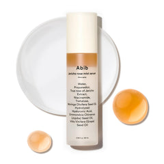Abib Jericho Rose Mist Serum bottle with dual-layer hydration for radiant skin.