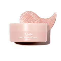 Abib PDRN retinal eye patch packaging highlights premium hydration for the eye area.