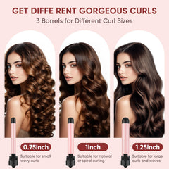 ABNER three-barrel set enables tight, classic, or loose beach waves