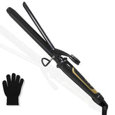 abp 1 inch curling iron barrel close-up shows smooth ceramic glide for precise curls