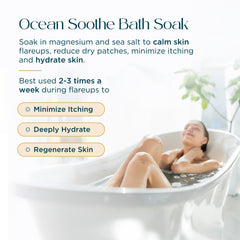 Abundant Natural Health Ocean Soothe bottle front highlights lavender-infused hydration for sensitive skin