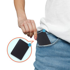 Espejo Abvsdu con funda de cuero dorado, añade estilo y protección.