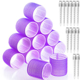 Acejoz jumbo hair rollers pack for long-hair volume and big curls.