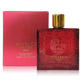 A CENTER Vintage Heroes Red bottle on display, signaling confident style.