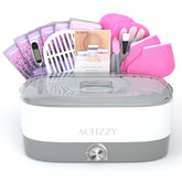 Achzzy paraffin wax machine hands-feet setup delivers spa-like warmth for soft skin.