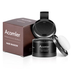 Acomler hairline-shadow travel kit in black for on-the-go touch-ups.