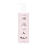 ACTIIV Recover Thickening Shampoo bottle closeup promotes fuller-looking hair.