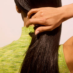 Acure Vivacious Volume Conditioner mid-length to ends application for lift and bounce