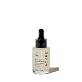 Acure Zombie Cell Serum bottle closeup—sleek packaging and glow-enhancing clarity.