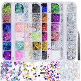 AddFavor butterfly sequins for nails add delicate accents and shimmer.