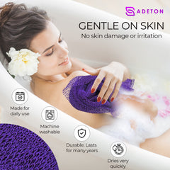 ADETON African Net Sponge machine-washable for easy care