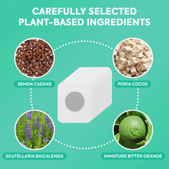 Adellina Ozempatch ingredients blend highlighted by plant-based extracts.