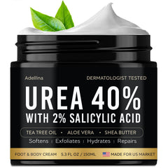 Adellina Urea 40% foot cream bottle for intensive foot care