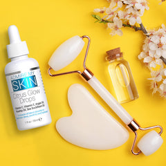 Admire My Skin argan and rosehip oil blend image highlighting vitamin-rich antioxidants.