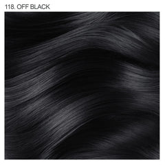 Adore 118 Off Black color swatch showing deep black shade.