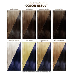 Adore 178 Royal Navy hair color application on hair for smooth, even coverage