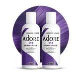 Adore Purple Rage bottle with vibrant dye ready for at-home color application.