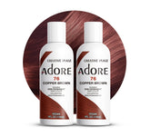 Adore 076 Copper Brown pack shot showing vibrant, long-lasting color results.