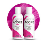 Adore 140 Neon Pink bottle delivers vibrant at-home semi-permanent color