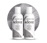 Adore 155 Titanium bottle for bold gray coverage and even pigment deposition.